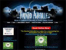 Tablet Screenshot of hauntedasheville.com